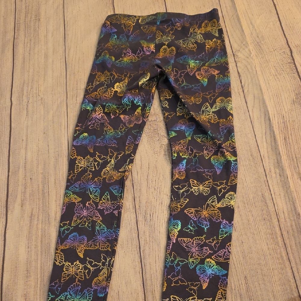 Wonder Nation Multicolor Butterfly Leggings - Picture 4 of 4